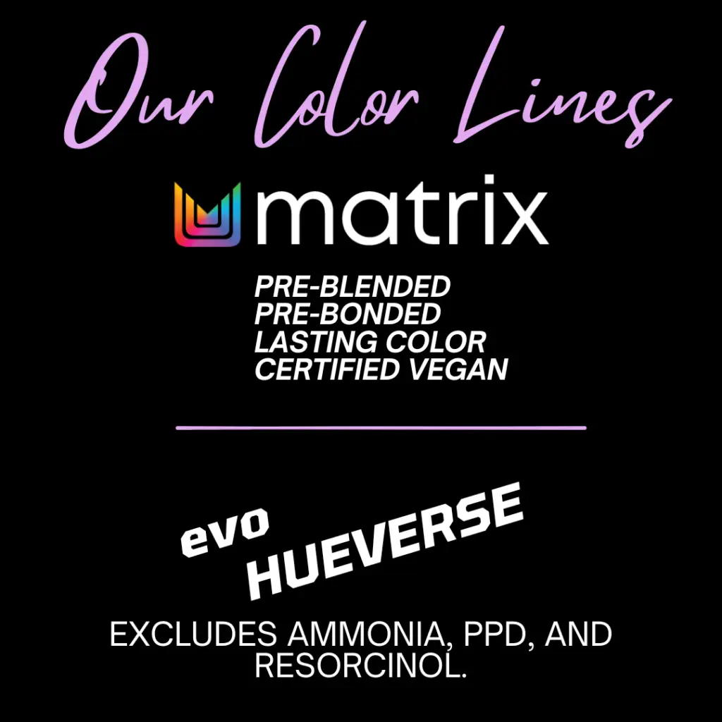 Professional hair color lines for seamless blends